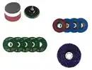 Bild 3 von PARKSIDE® Fächerscheiben-Set / Klettschleifteller mit Schleifpapier-Set / Reinigungsscheibe / Schruppscheiben-Set