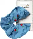 Bild 2 von ebelin Scrunchie mit Kirschen, Denim, 1 St