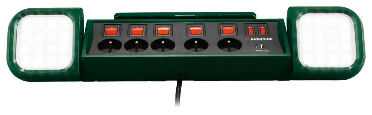 Bild 4 von PARKSIDE® LED-Arbeitsleuchte mit Steckdosenleiste »PASD 3680 A1«