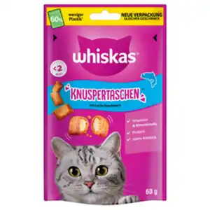 WHISKAS Katzensnack, Lachs, 60 g