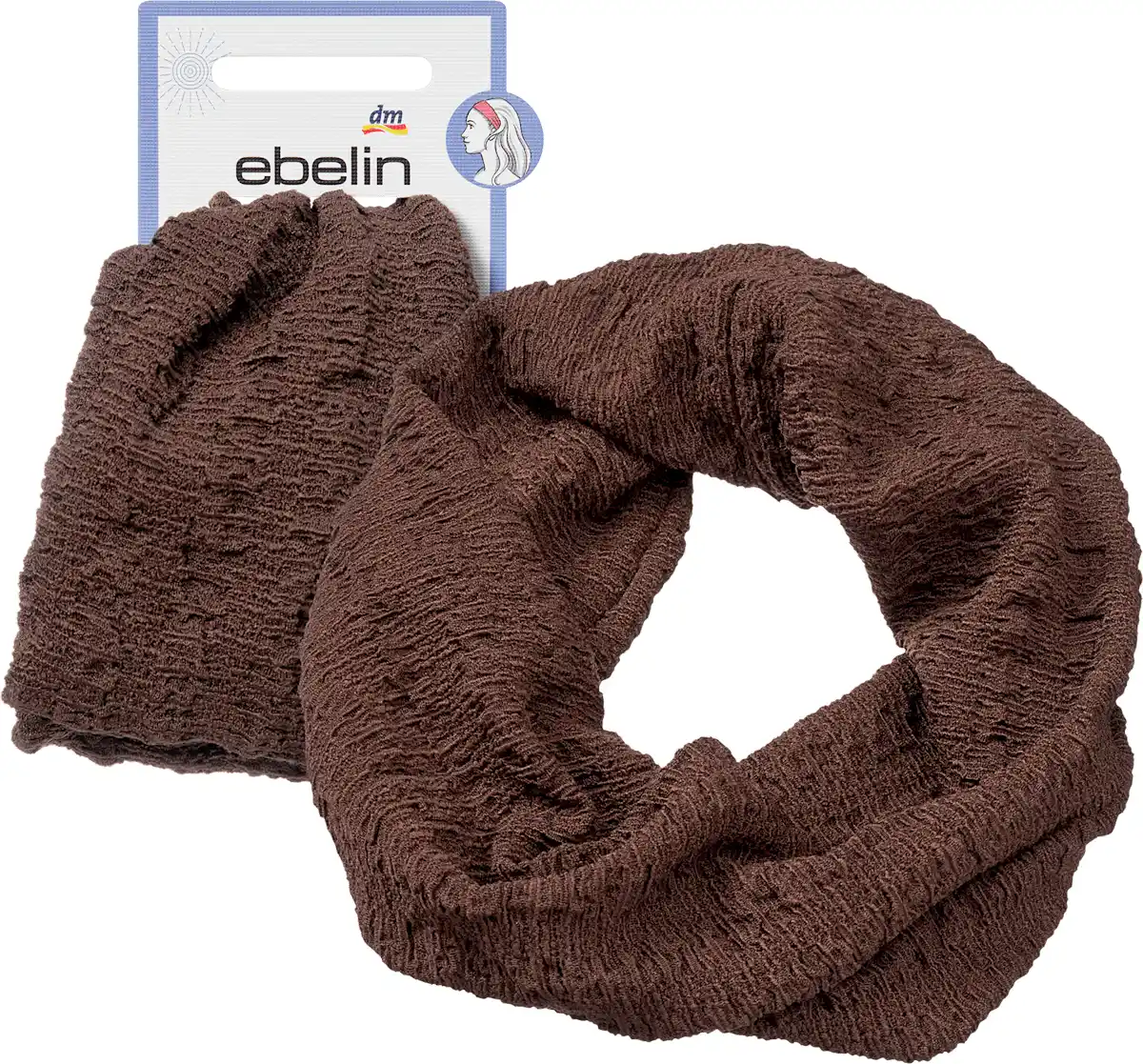 Bild 1 von ebelin Haarband mit Struktur, braun, 1 St