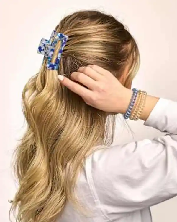 Bild 3 von ebelin Haarklammer mit Cut-out, blau, 1 St