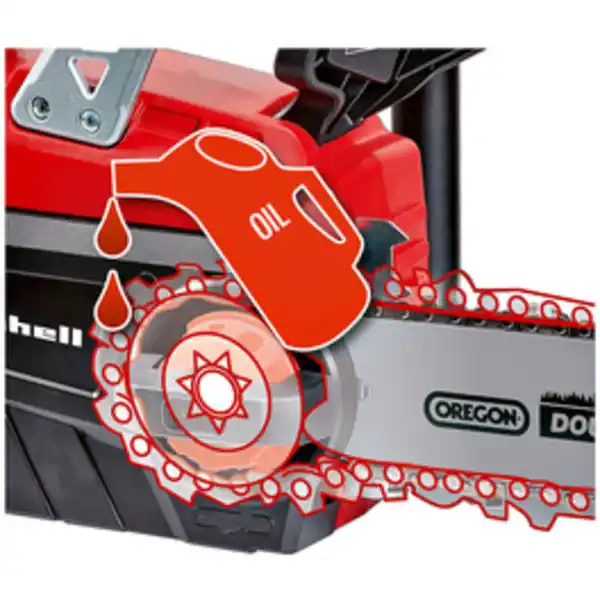 Bild 2 von EINHELL Akku-Kettensäge »GE-LC 18/25 Li-Solo Power X-Change«, 18 V