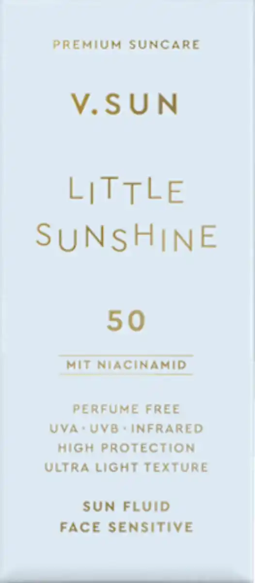Bild 2 von V.SUN Sonnenfluid Gesicht sensitive "little Sunshine" LSF 50, 30 ml