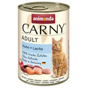 animonda CARNY Katzen-Nassfutter »Carny«, Huhn/Lachs, 400 g