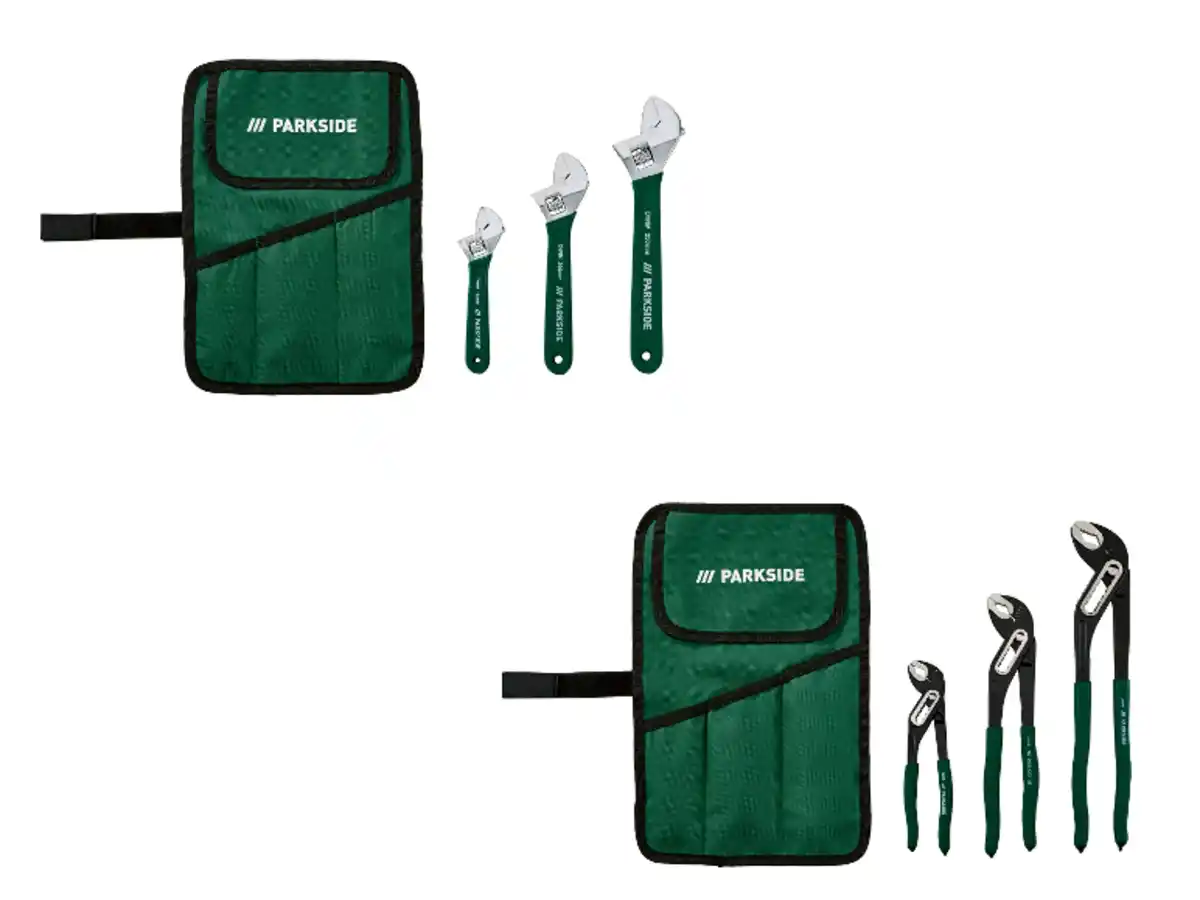 Bild 3 von PARKSIDE® Rollgabelschlüssel-Set / Wasserpumpenzangen-Set