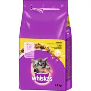 WHISKAS Katzentrockenfutter, 1,9 kg