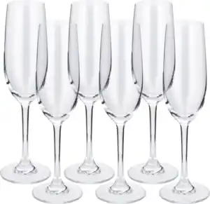 SILVERCREST® Sektgläser, 6 Stück