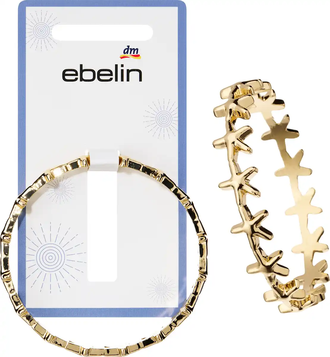 Bild 1 von ebelin Armreif Seestern, Gold-Optik, 1 St