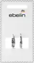 Bild 2 von ebelin Creolen organisch, Silber-Optik, 2 St