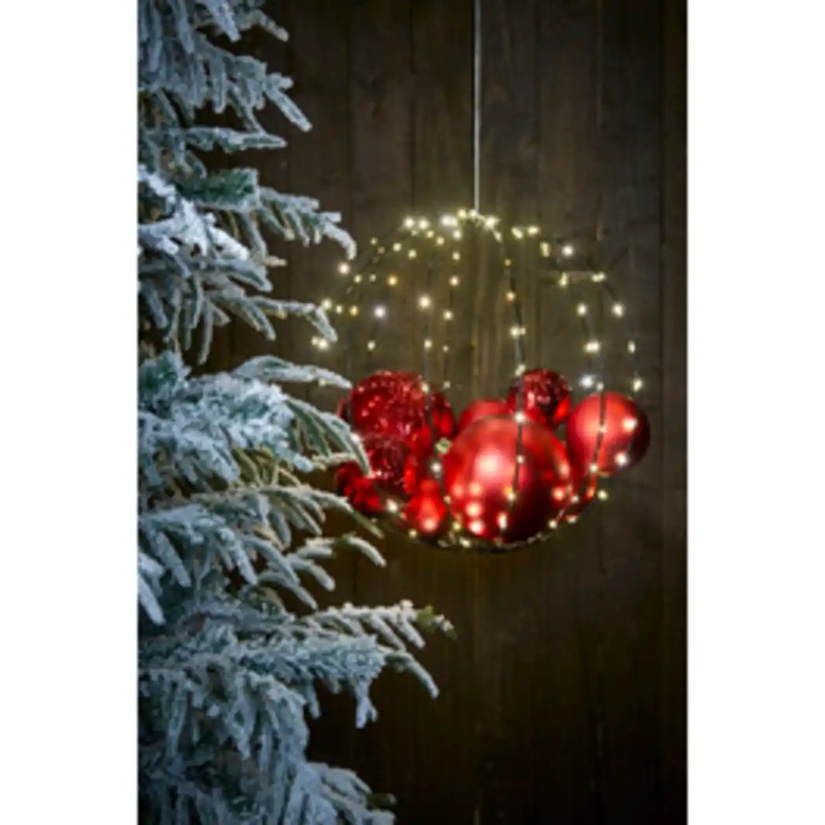 Bild 2 von Mica Decorations Weihnachtskugel, Ø: 15 cm, bruchfest, rot