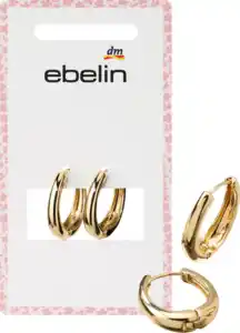 ebelin Creolen Gold-Optik, 2 St
