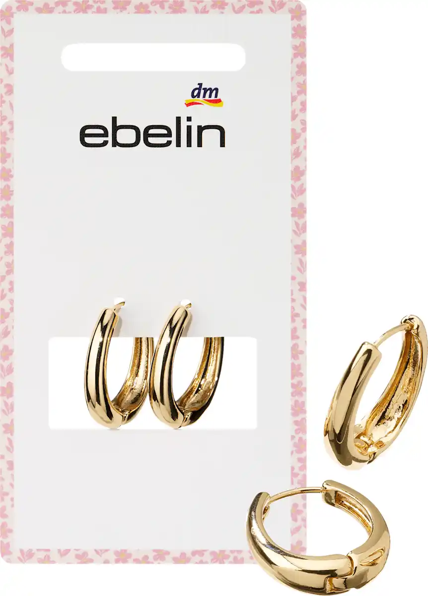 Bild 1 von ebelin Creolen Gold-Optik, 2 St