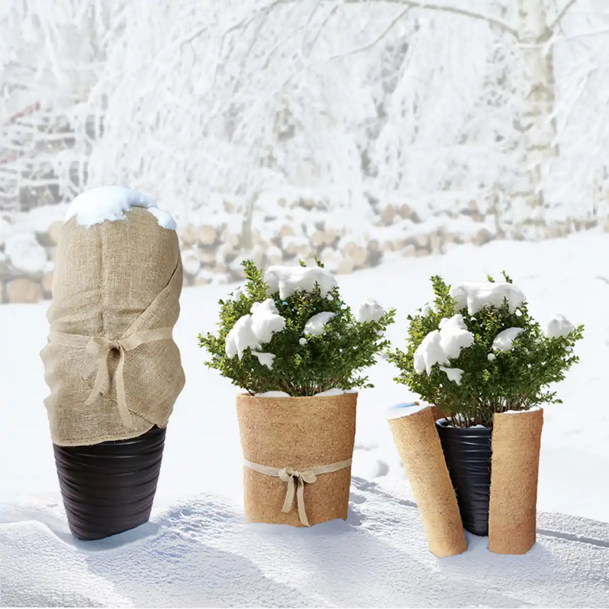 Bild 1 von Powertec Garden XL-Jute- oder Kokos-Winter-Pflanzenschutz