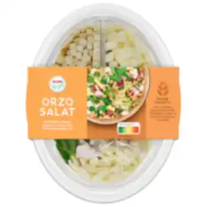Salatschale Orzo oder Garnelen Salat