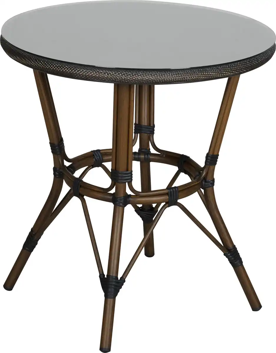 Bild 1 von Primaster Tisch Valencia Ø 70 cm, Höhe 75 cm, rund, Bambusoptik