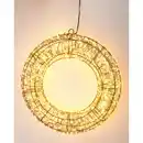 Bild 1 von Micro-Led-Kranz, Ø 38 cm, 350 Micro-LEDs, 150 blinkende LEDs, 5 m Zuleitung, Timer