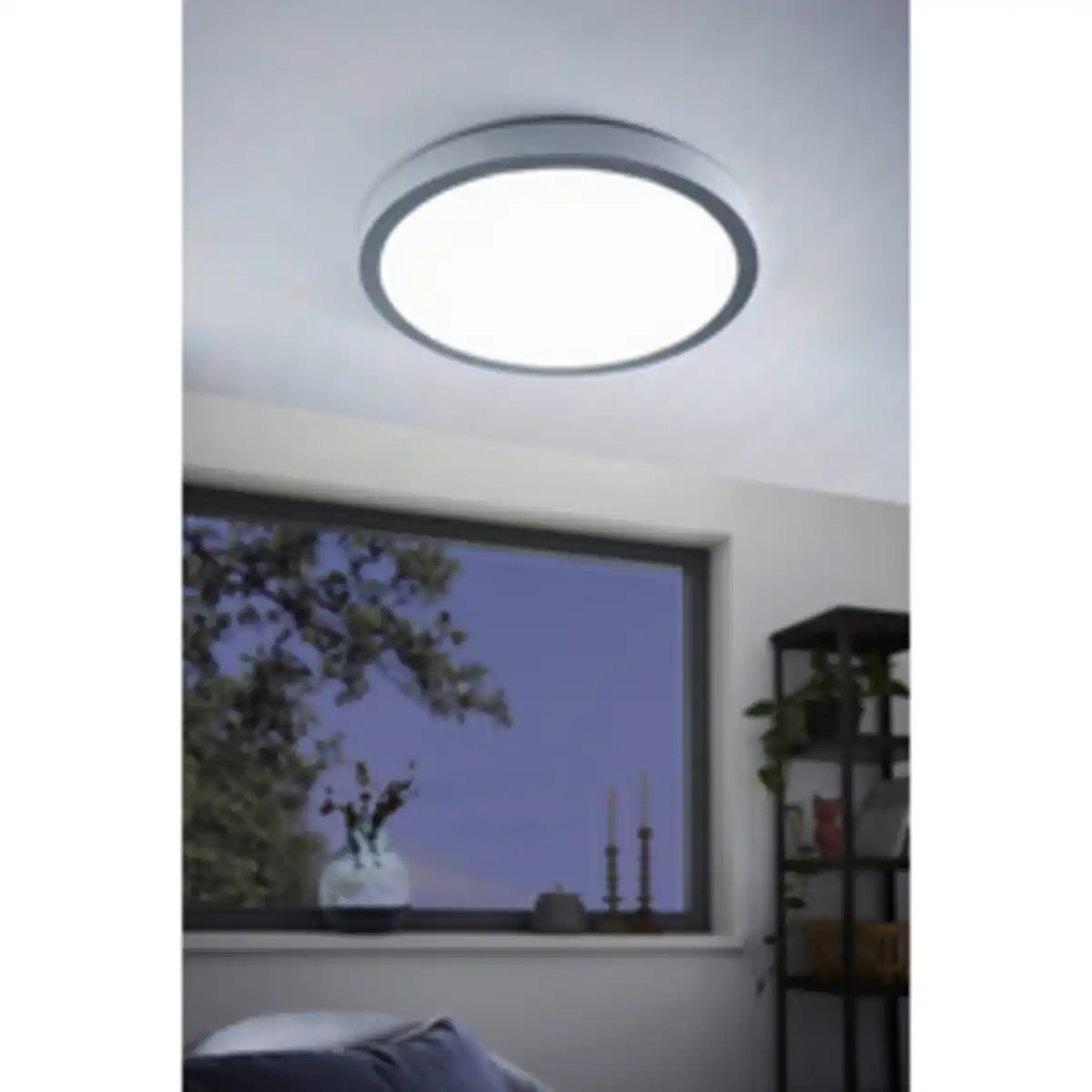 Bild 2 von EGLO LED-Aufbauleuchte »FUEVA 1«, 25W, 4000 k, 2600 lm, Alu silber, (HxØ): 3 x 40 cm