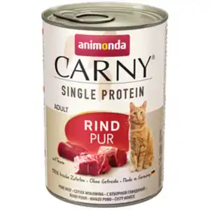 animonda CARNY Katzen-Nassfutter »Single Protein«, Rind, 400 g