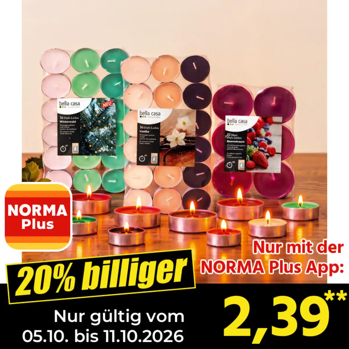 Bild 1 von Bella Casa Maxiduft-/ Teeduftlichte