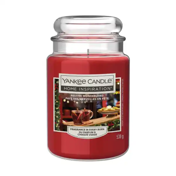 Bild 2 von YANKEE CANDLE Duftkerze Large Jar Festive Wonderland Glas 538g