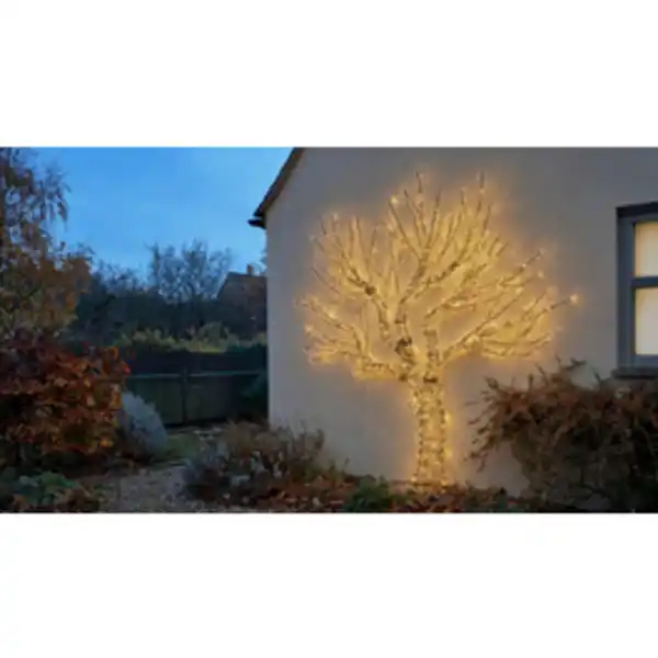 Bild 2 von Led-Baumsilhouette, 940 LEDs, Höhe 240 cm, IP44, inkl. Fußteil und Befestigungsmaterial