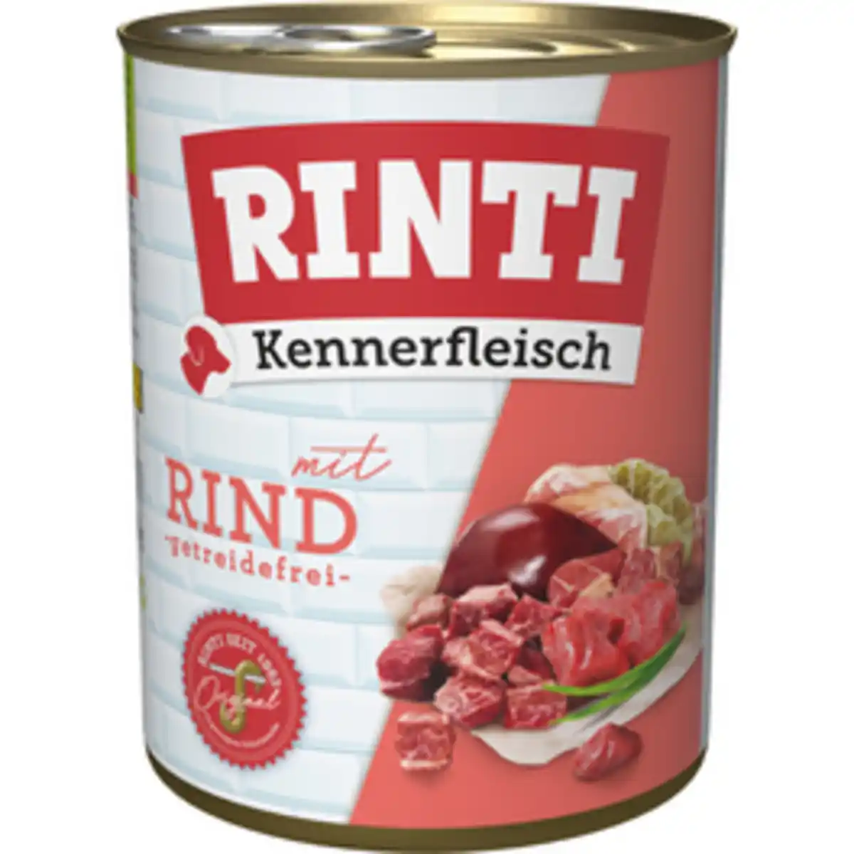 Bild 2 von RINTI Hunde-Nassfutter »Kennerfleisch«, Rind, 1 Dose