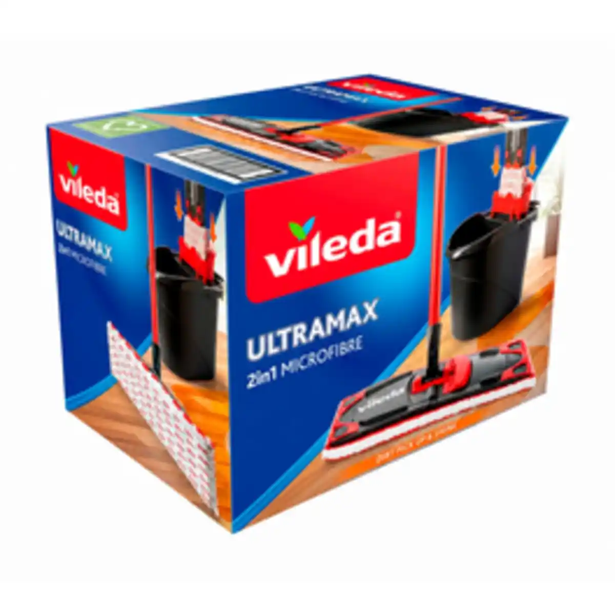 Bild 1 von VILEDA Bodenwischer-Set »Ultramax 2in1«, inkl. Bodenwischer, Powerpresse & 20 Reinigungsblättern