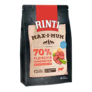 RINTI Hundetrockenfutter »MAX-I-MUM «, 4 kg, Rind