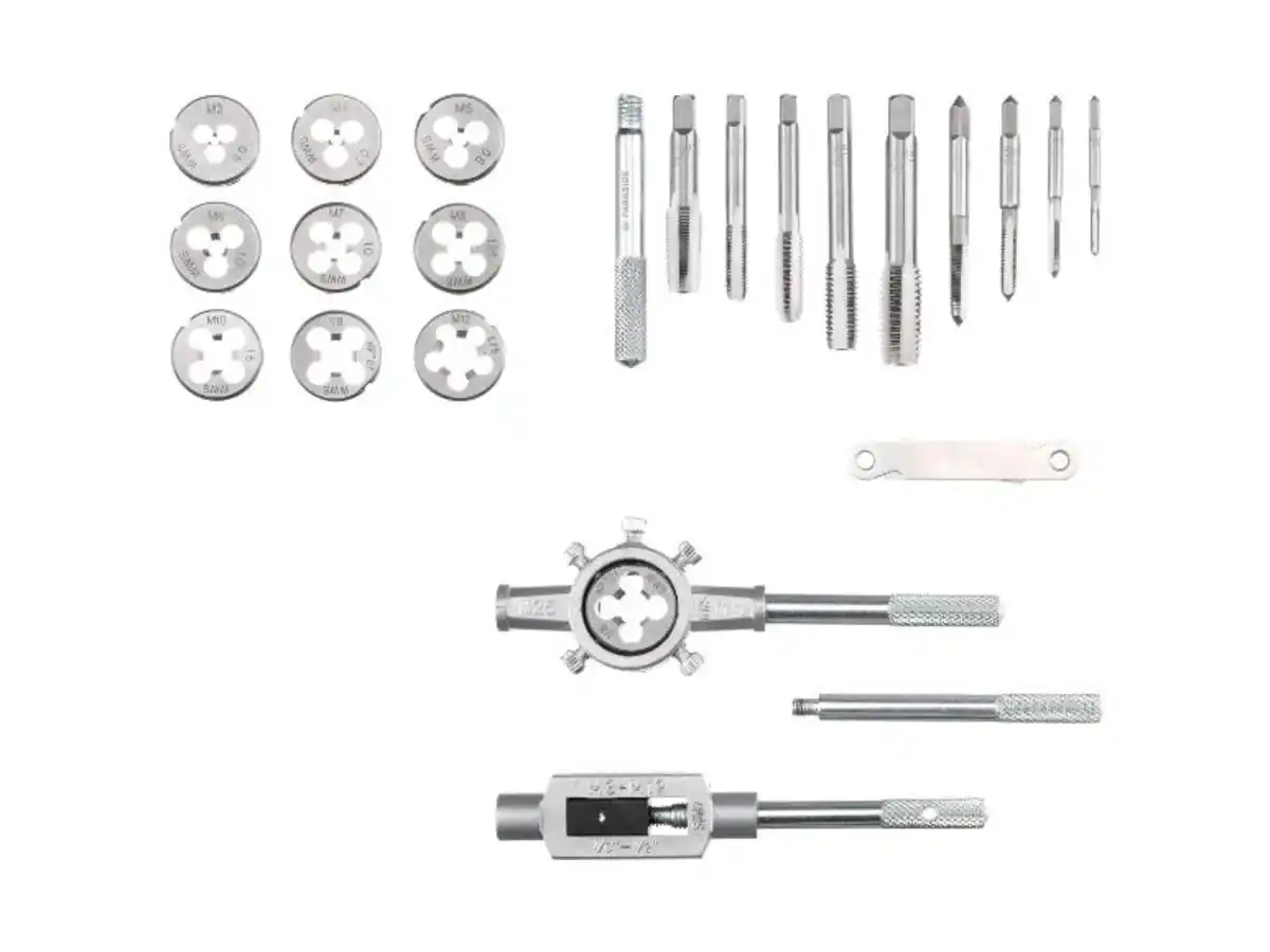 Bild 1 von PARKSIDE® Gewindebohrer-Schneideisen-Set, 21-teilig