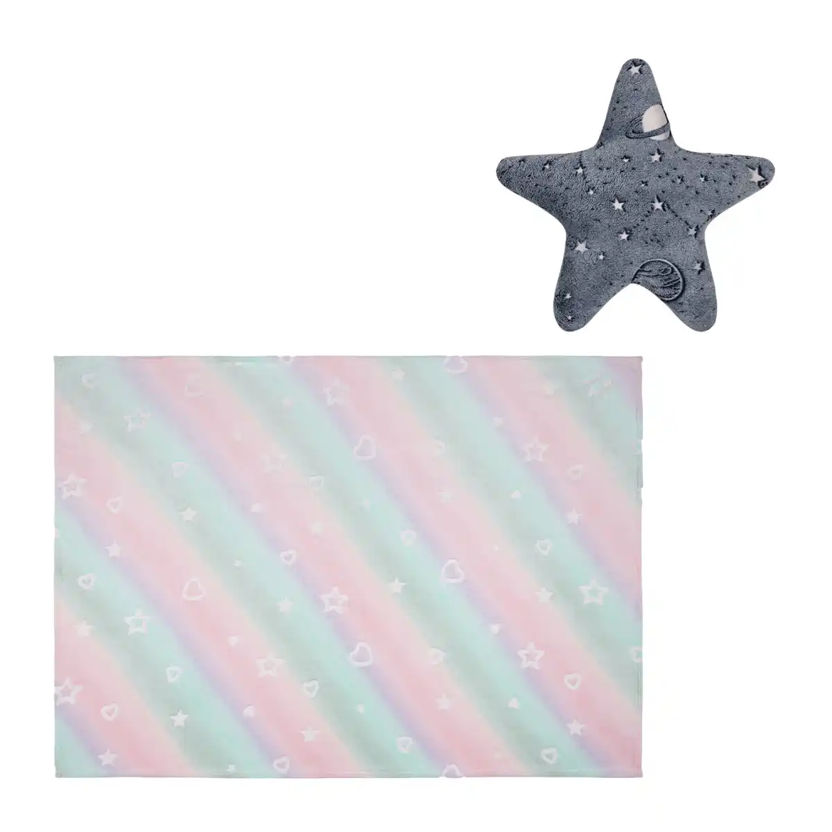 Bild 1 von HOME CREATION Decke / Kissen Glow-in-the-Dark