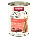 Bild 1 von animonda CARNY Katzen-Nassfutter, Geschmacksrichtung: Rind/Putenherz, 12 Stück à 400 g