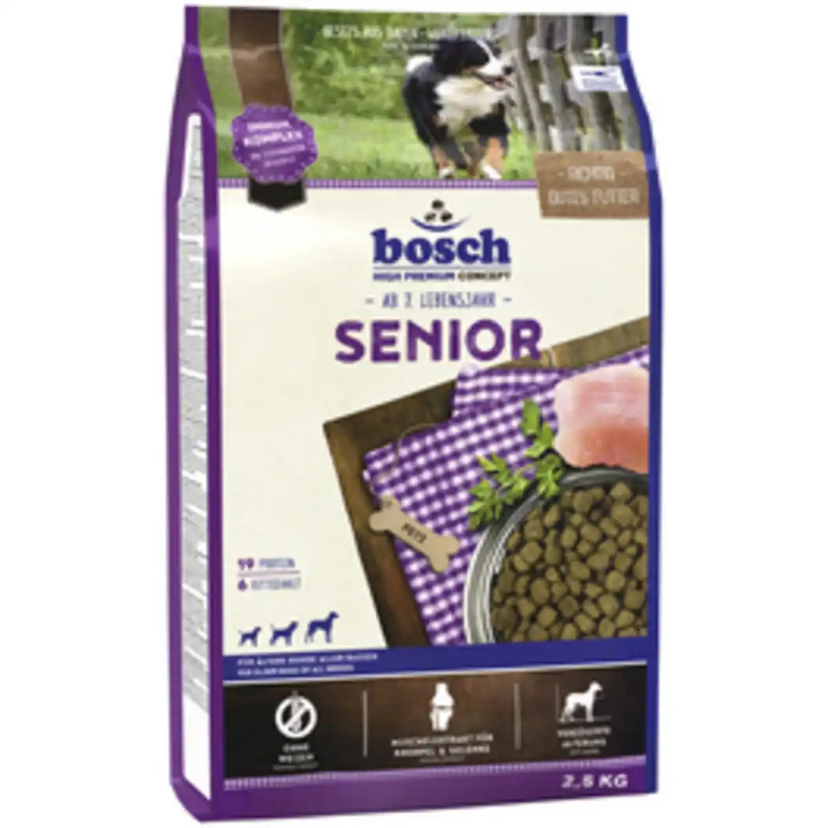 Bild 1 von BOSCH PETFOOD Hundetrockenfutter »Senior«, 2,5 kg, Fleisch