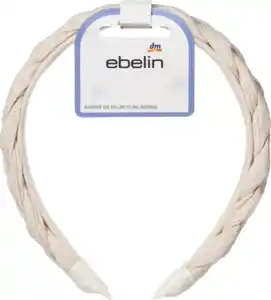 ebelin Haarreif geflochten, beige, 1 St