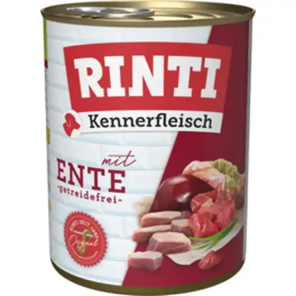 Bild 2 von RINTI Hunde-Nassfutter »Kennerfleisch«, Ente, 1 Dose