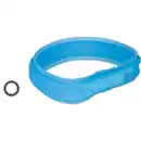 Bild 1 von TRIXIE Flash Leuchtband USB, L-XL, 70 cm/30 mm, extra breit, blau