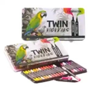 40er-Pack Twinmarker in Metallbox