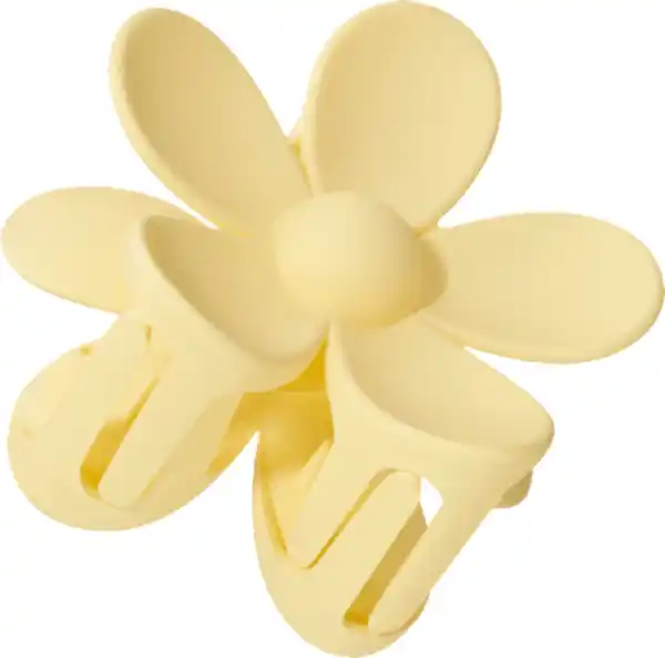 Bild 2 von ebelin Haarklammer Blume, gelb, 1 St