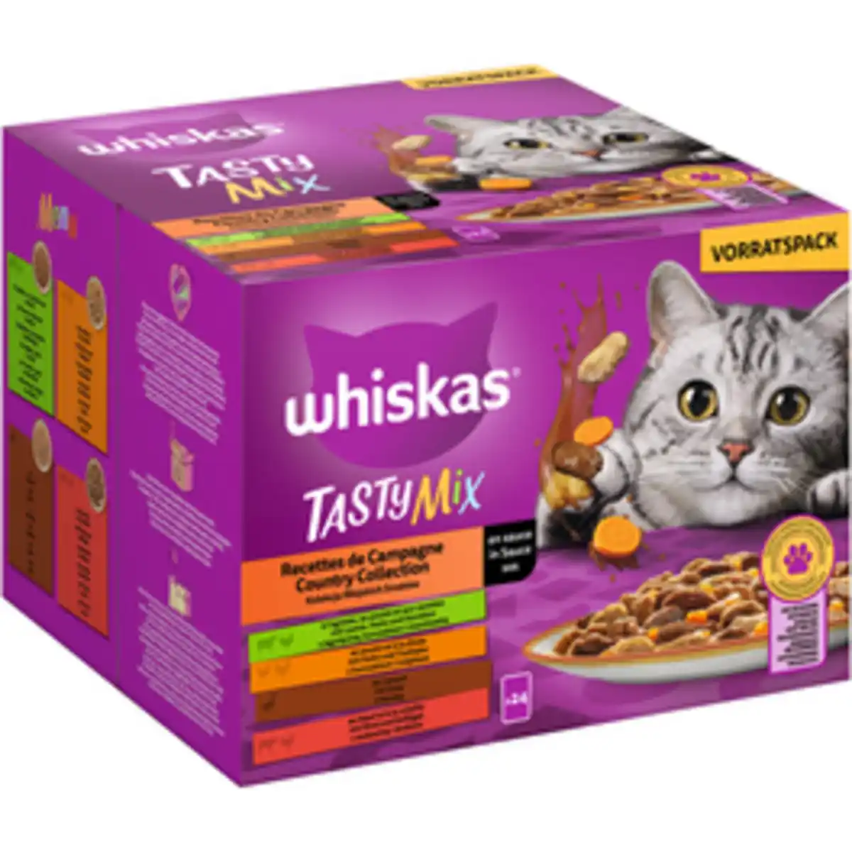 Bild 1 von WHISKAS Katzen-Nassfutter, 24 Stück, 85 g