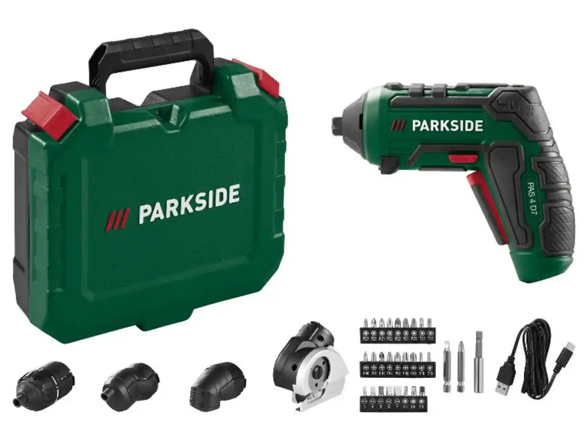 Bild 3 von PARKSIDE® 4 V Akku-Schrauber 4 in 1 »PAS 4 D7«, mit Akku ohne Netzadapter