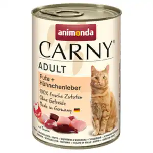 animonda CARNY Katzen-Nassfutter »Carny«, Pute/Huhn, 400 g
