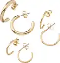 Bild 3 von ebelin Creolen Gold-Optik, 6 St