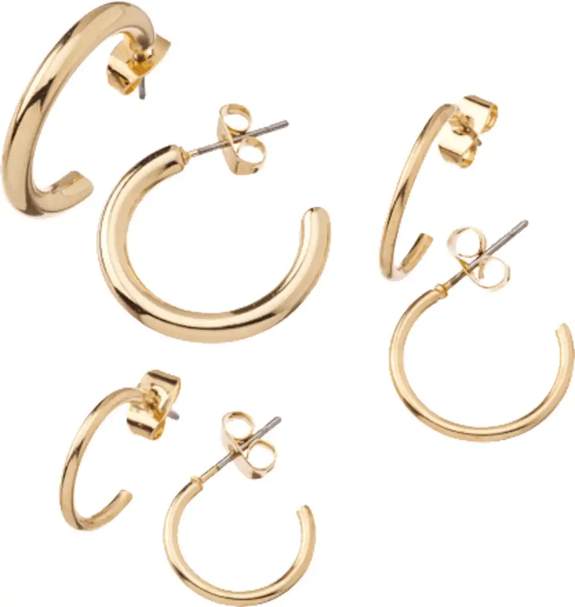 Bild 3 von ebelin Creolen Gold-Optik, 6 St