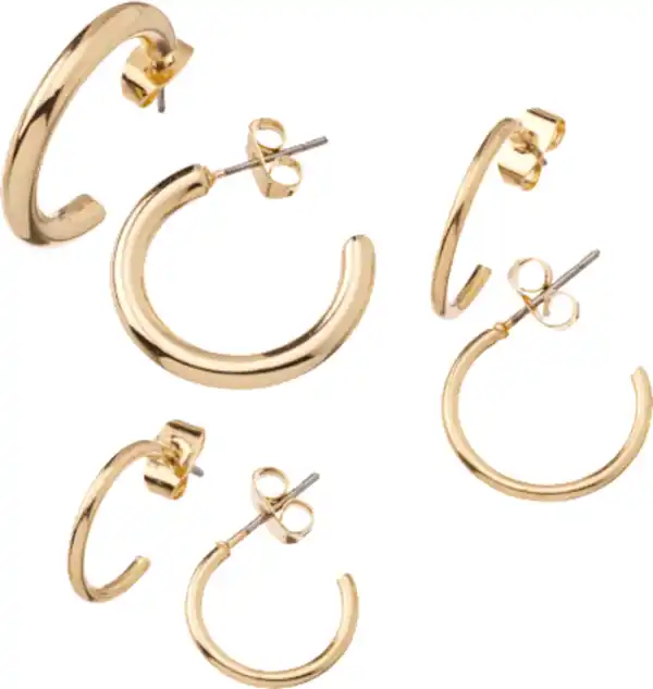 Bild 3 von ebelin Creolen Gold-Optik, 6 St