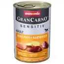 Bild 1 von animonda GranCarno Hunde-Nassfutter »Sensitive«, Pute/Kartoffel, 400 g
