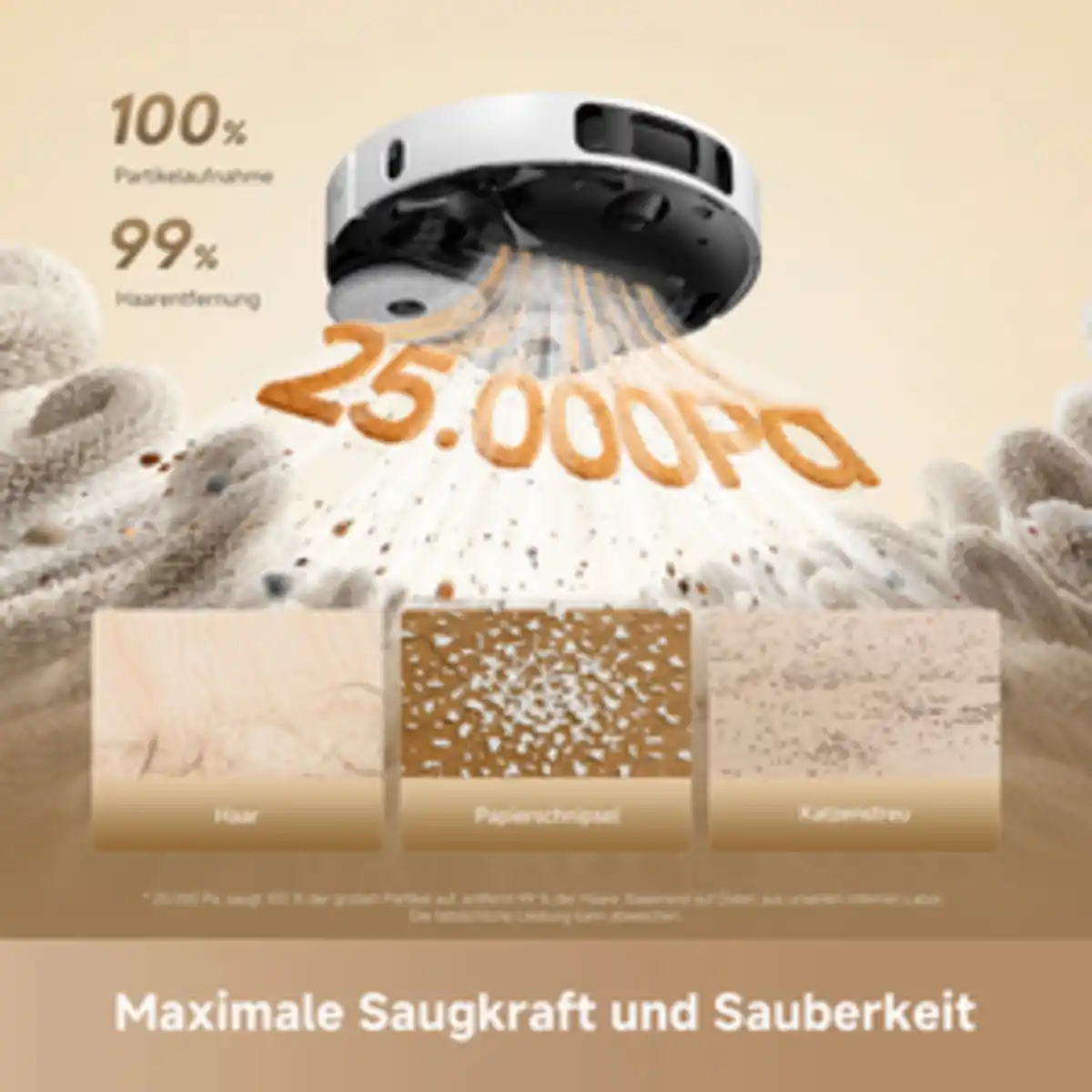 Bild 4 von dreame Saugroboter »D30 Ultra«, weiss