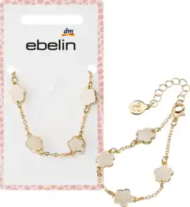 ebelin Armband mit Blumen, Gold-Optik, 1 St