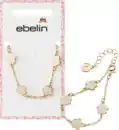 Bild 1 von ebelin Armband mit Blumen, Gold-Optik, 1 St
