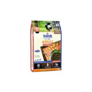 BOSCH PETFOOD Hundetrockenfutter, 4 Stück, je 3 kg, Lachs/Kartoffel