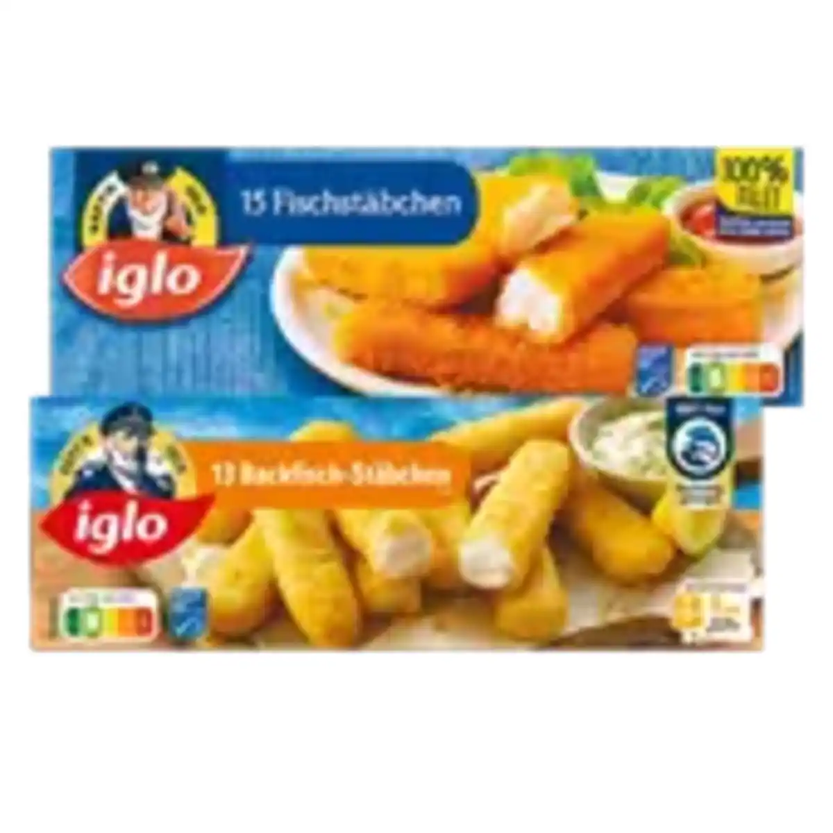 Bild 1 von Iglo Fischstäbchen oder Backfischstäbchen
